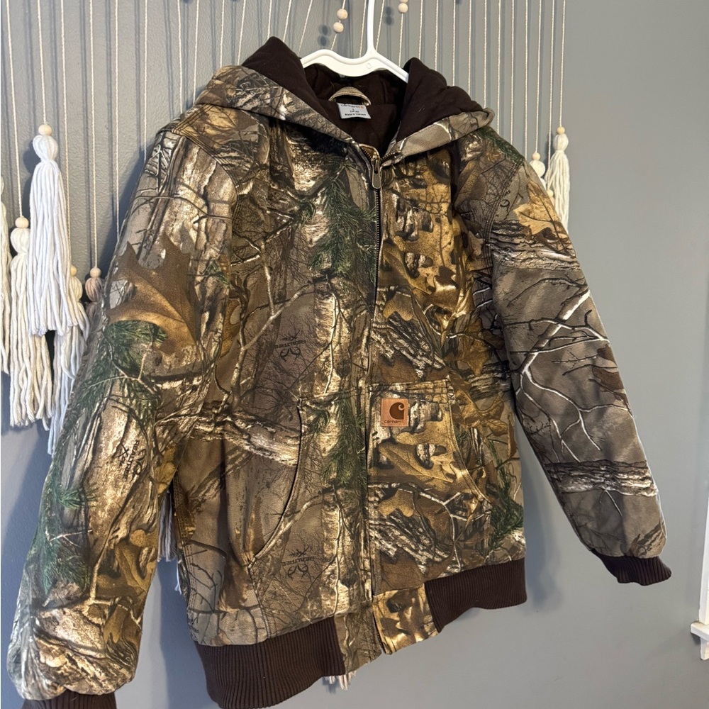 Carhartt Kids Camouflage Puffer Jacket